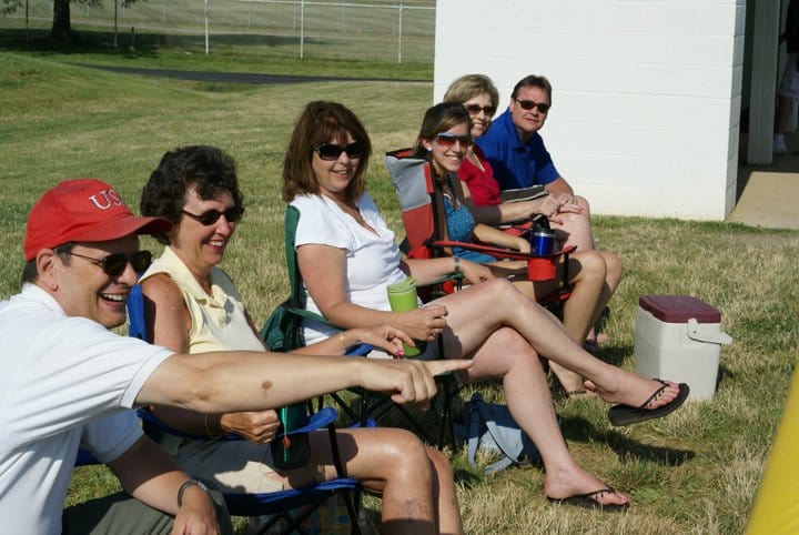 Fans enjoying a GriffinSports Baseball Tournament Game